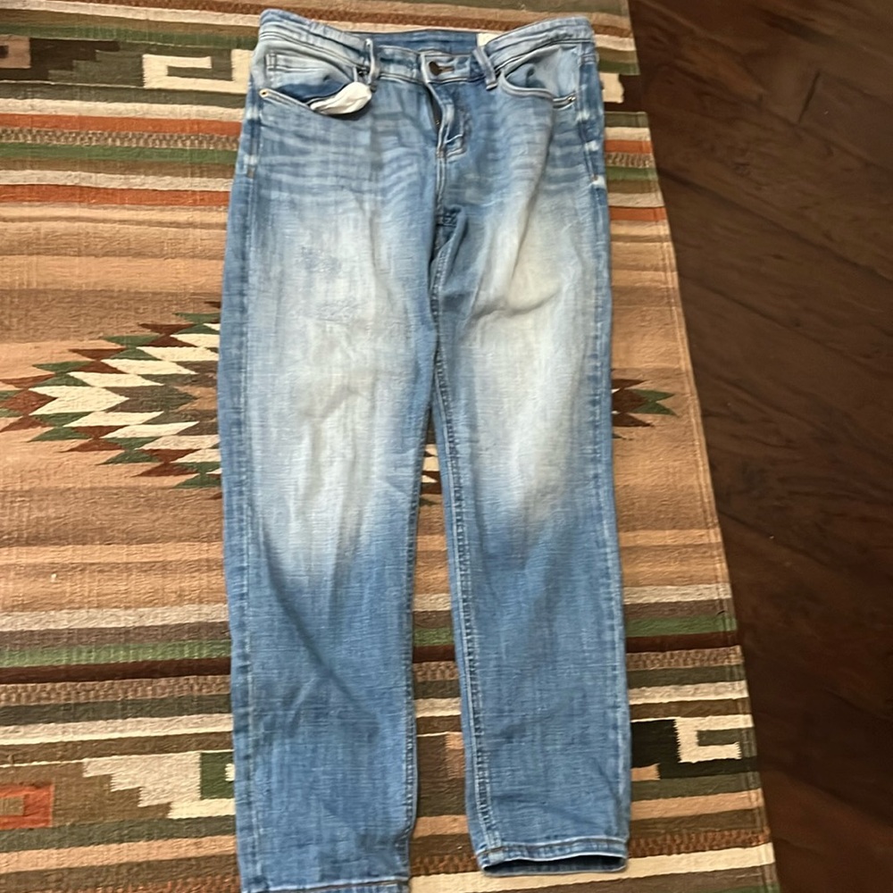 Cosmic blue washed out denim
